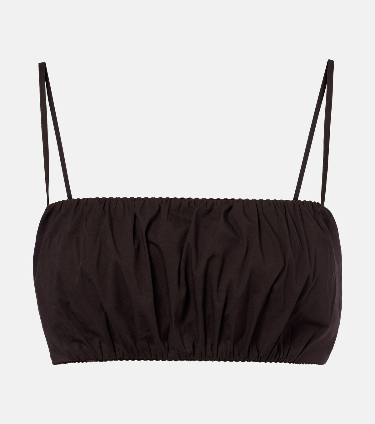 Staud Fiore cotton crop top