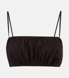 Staud Fiore cotton crop top