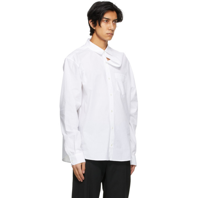 L'Or Asymmetry Collar Shirt アイボリー Y/Project White Classic Asymmetric Collar Shirt Y/Project