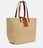 Staud - Mercato raffia-effect tote