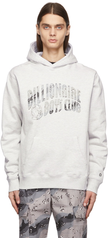 Photo: Billionaire Boys Club Grey Camo Arch Logo Hoodie