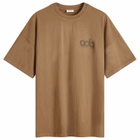 Adanola Women's Performance Washed Boxy T-Shirt in Brown