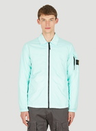 Compass Patch Jacket in Light Blue