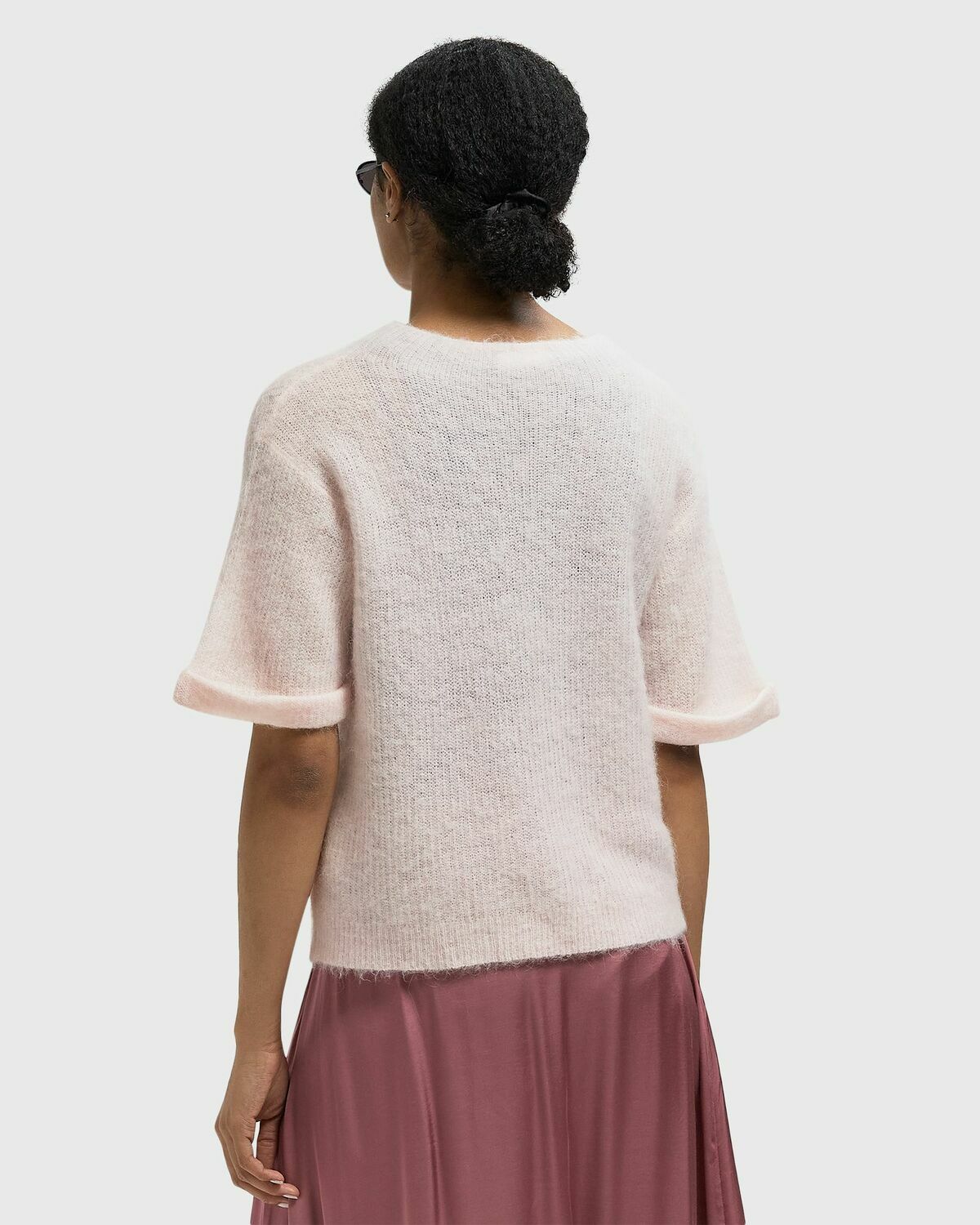 American Vintage NENBAY PULLOVER pink Womens Shortsleefe