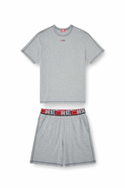 Diesel Short Pajamas set in cotton jersey - Pajamas Mens in Grey