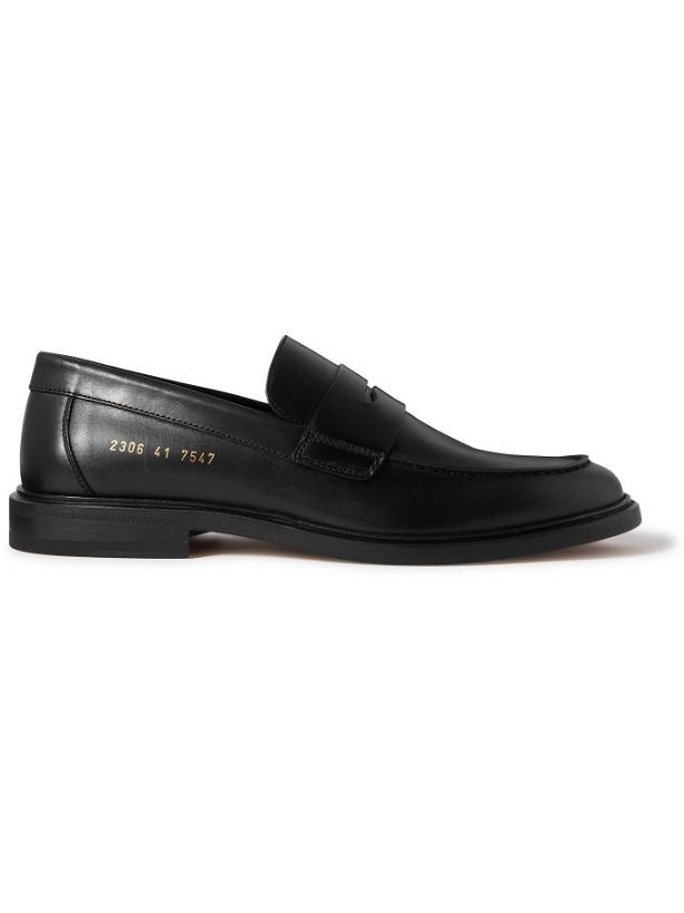 Photo: COMMON PROJECTS - Leather Penny Loafers - Black