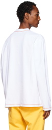 Jacquemus White Le Papier 'Le T-Shirt Pate À Modeler' Long Sleeve T-Shirt