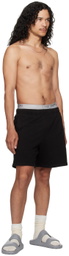 SKIMS Black Terry Classic Shorts