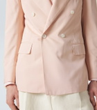 Umit Benan Richard double-breasted silk blazer
