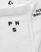 Pas Normal Studios Off Race Ribbed Socks White - Mens - Socks