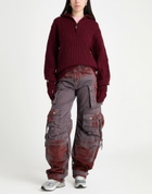 Hyein Seo Womens Turtleneck Burgundy