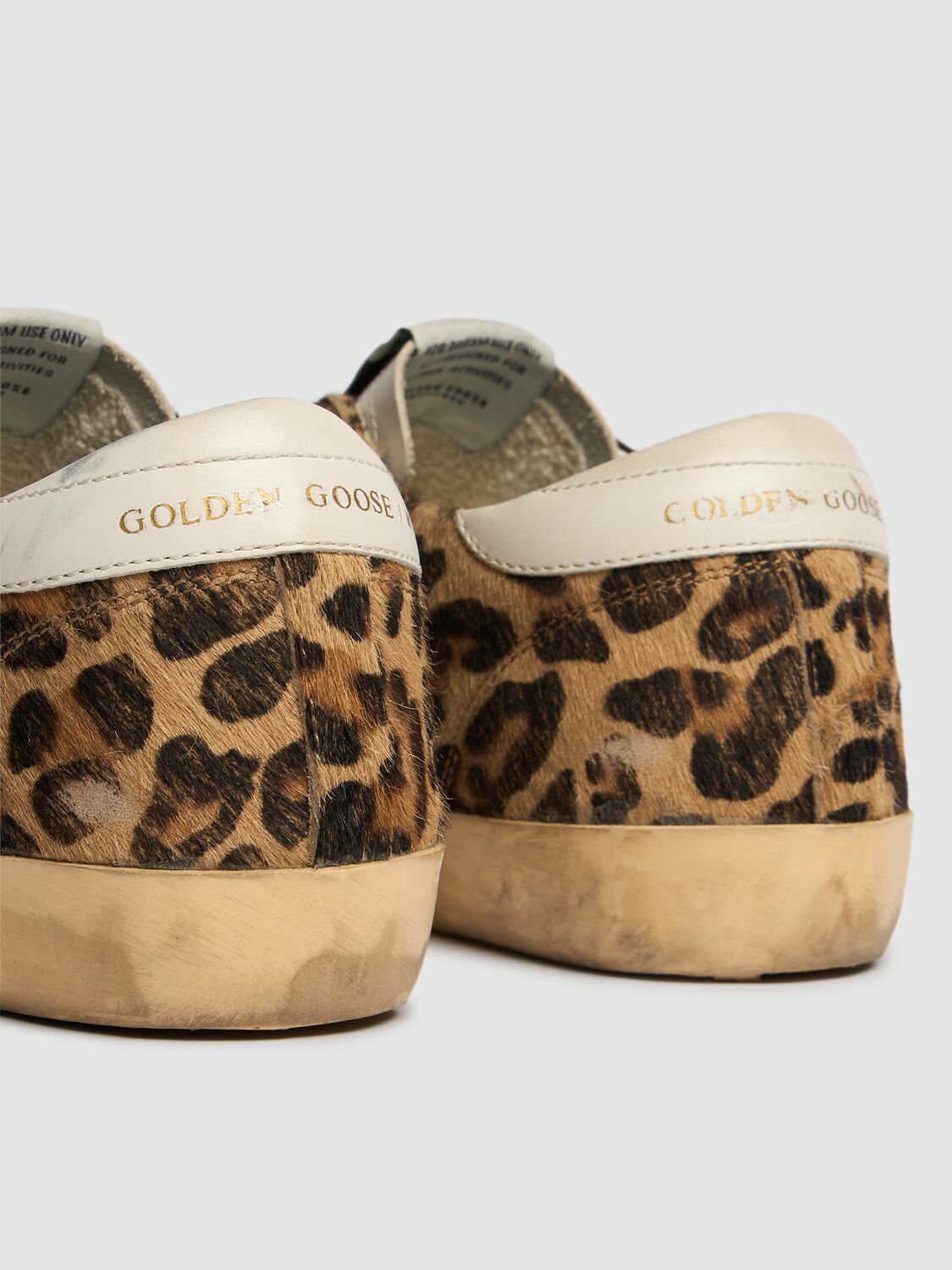 GOLDEN GOOSE 20mm Super-star Pony Hair Sneakers Golden Goose