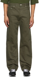 Undercover Khaki classic twill trousers