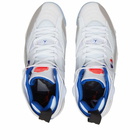 Air Jordan x PSG Jumpman Two Trey Sneakers in White/Royal/Pumice/Crimson