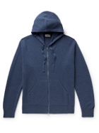 Altea - Wool and Cashmere-Blend Zip-Up Hoodie - Blue