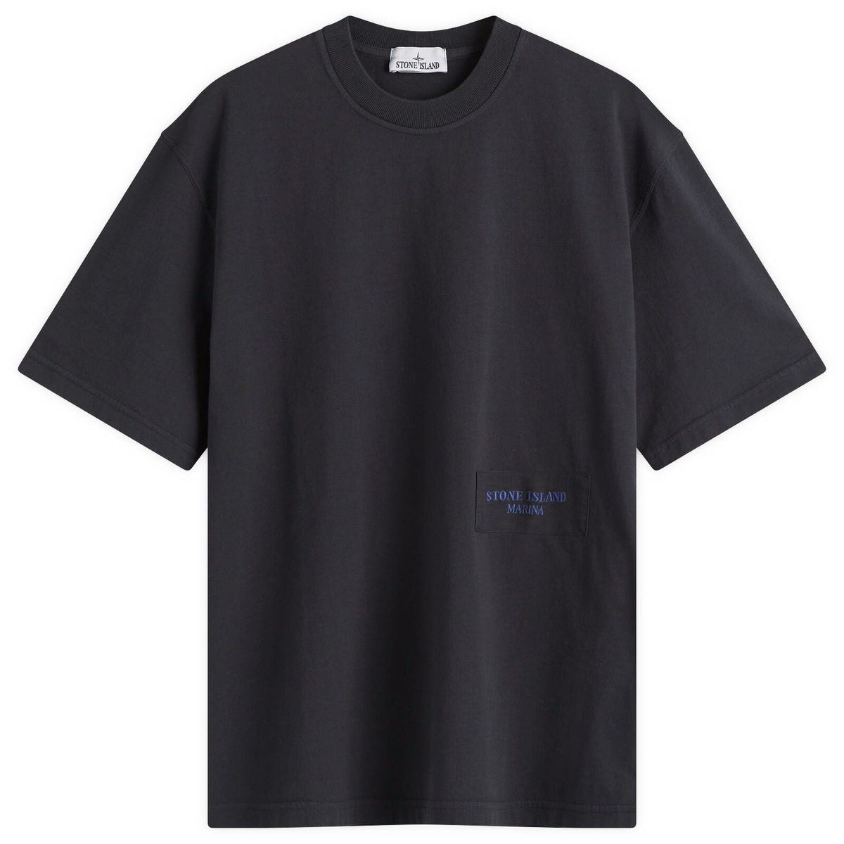 Stone Island Men's Marina Organic Cotton T-Shirt in Navy Blue