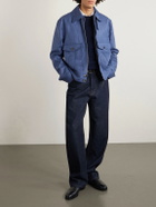 Gabriela Hearst - Filipo Wool, Silk and Linen-Blend Jacket - Blue