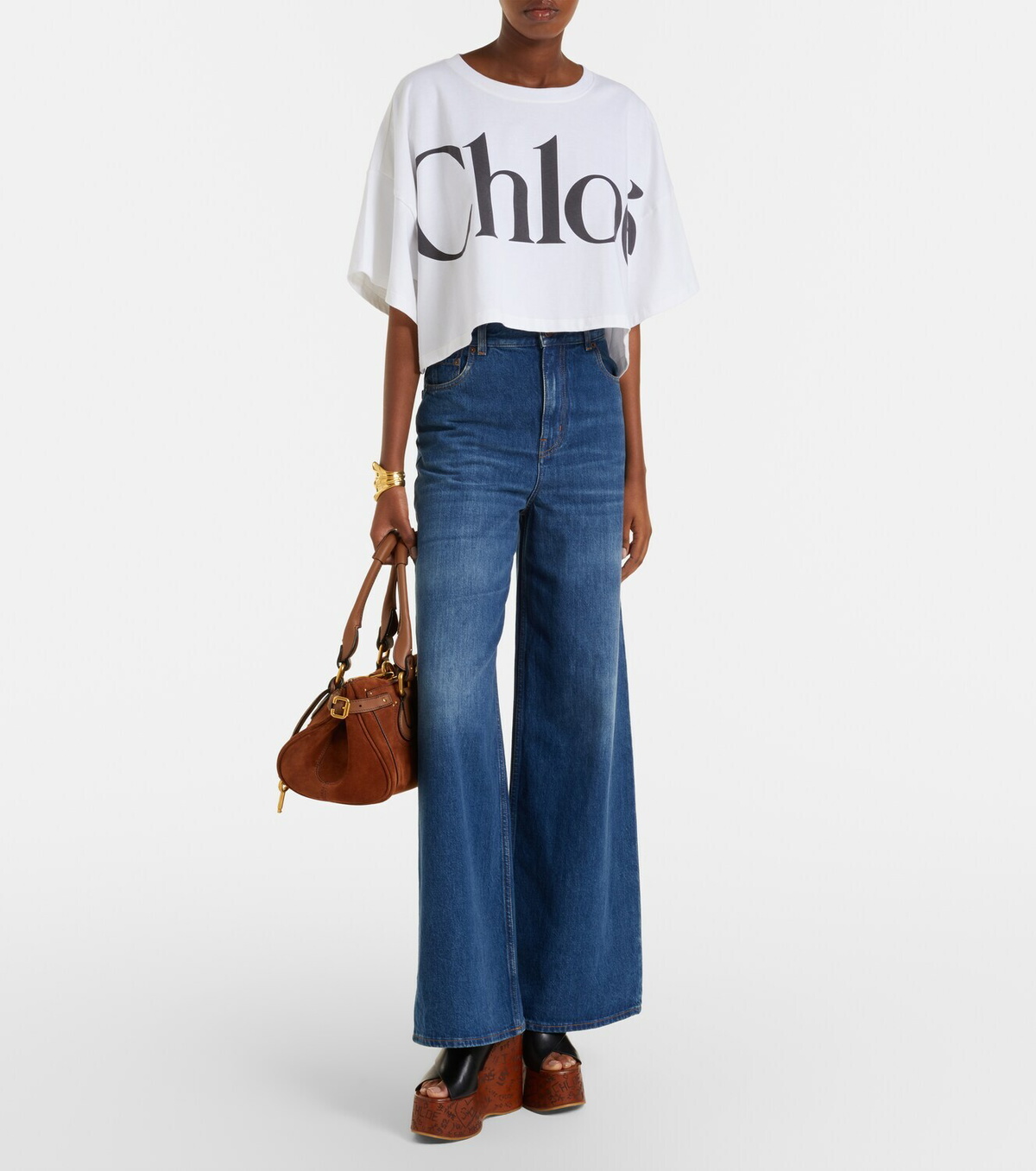 Chloé Paddington suede shoulder bag
