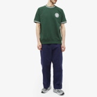 Beams Plus Men's Emblem Short Sleeve Sweat in D Arkgreen