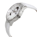 Edox Les Vauberts Open Heart White Mother of Pearl Dial Ladies Watch 85019 3A NADN