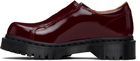 Dr. Martens Burgundy Rejena Mary Jane Laquered Leather Loafers