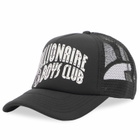 Billionaire Boys Club Men's Arch Logo Trucker Cap in Black/Pink 