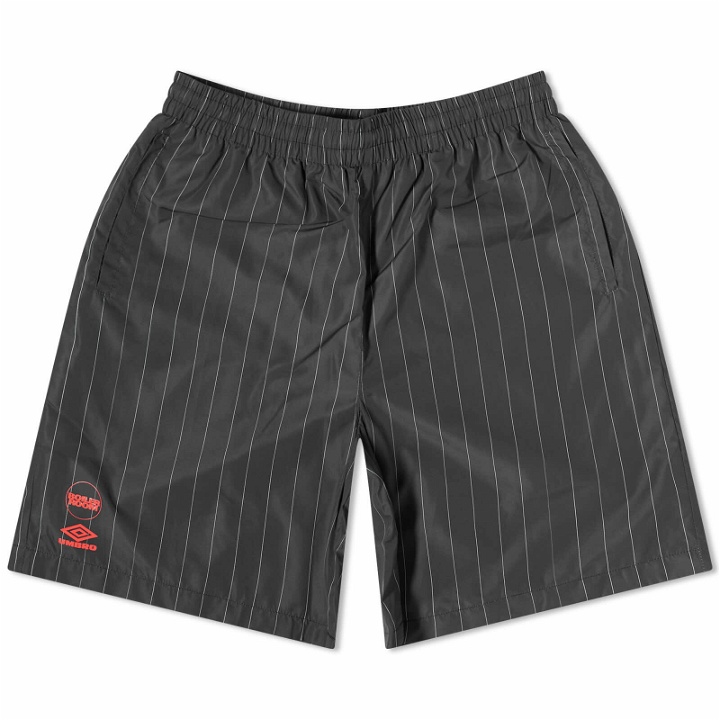 Photo: Boiler Room Men's x Umbro Shorts in Black