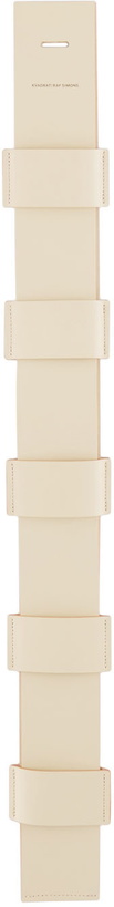 Photo: Kvadrat/Raf Simons Off-White Leather Magazine Strap