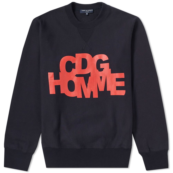 Photo: Comme des Garcons Homme Logo Print Sweat