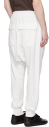 Rick Owens DRKSHDW Off-White Temple Drawstring Sweatpants