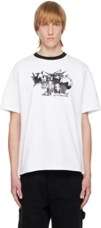 BUTLER SVC SSENSE Exclusive White Knight Fall Ringer T-Shirt