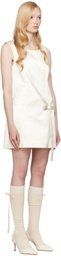 Sandy Liang SSENSE Exclusive Bridal Capsule Olga Minidress