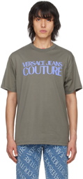 Versace Jeans Couture Gray Bonded T-Shirt