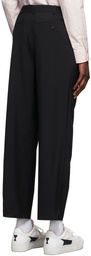 AMI Alexandre Mattiussi Black Wool Trousers