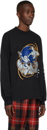 Stray Rats Black Sonic The Hedgehog Edition No Regrets T-Shirt