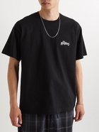 Neighborhood - Logo-Print Cotton-Jersey T-Shirt - Black