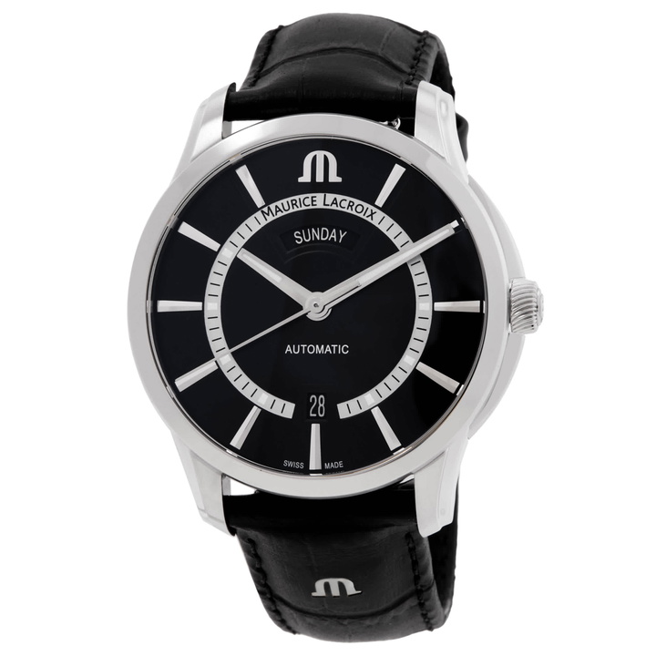 Photo: Maurice Lacroix Pontos Automatic Black Dial Watch PT6358-SS001-332-2