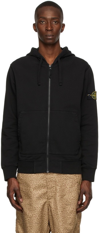 Photo: Stone Island Black Fleece Hoodie