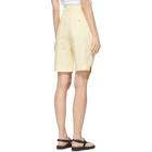 DRAE Yellow Linen Shorts