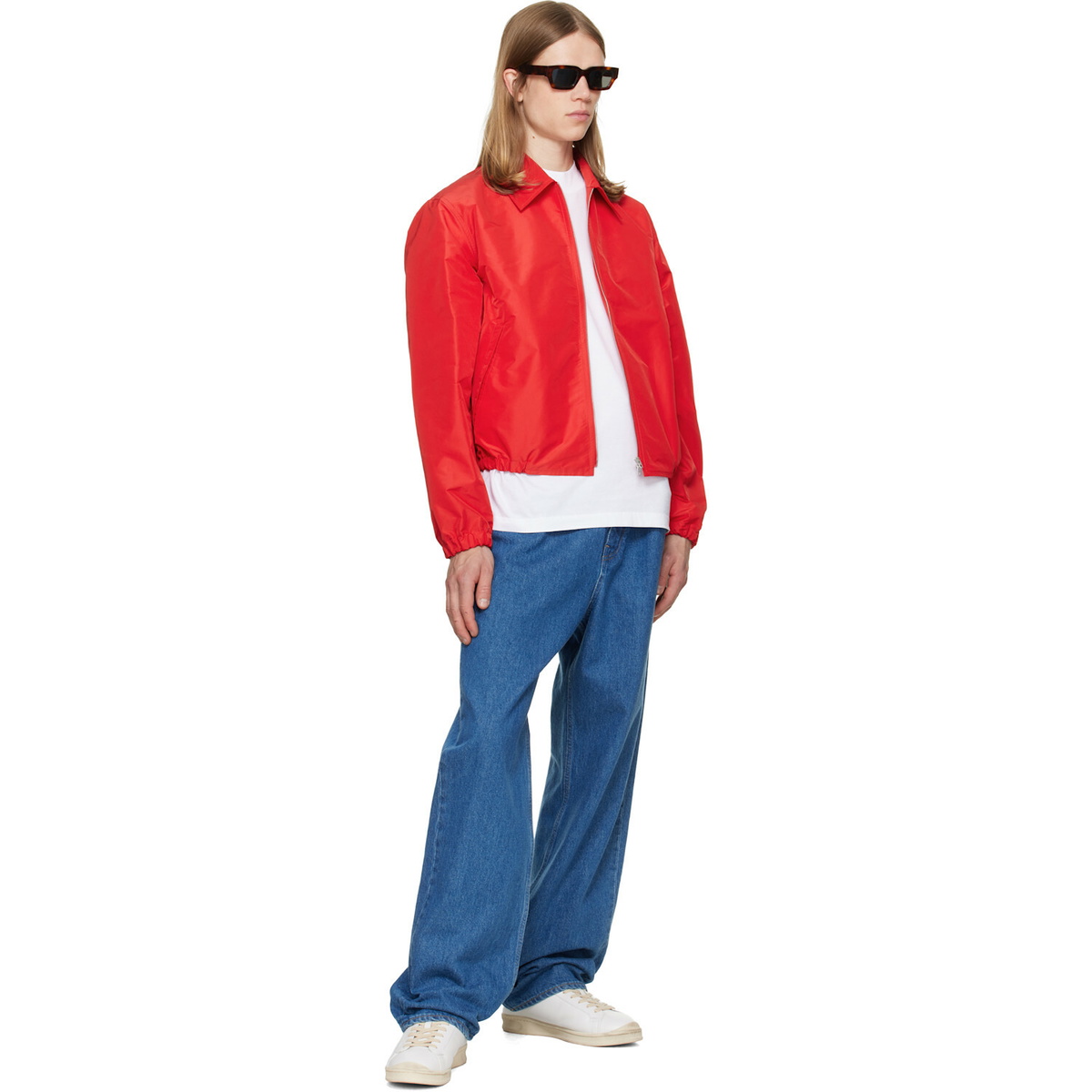 Jil Sander White Calfskin Sneakers