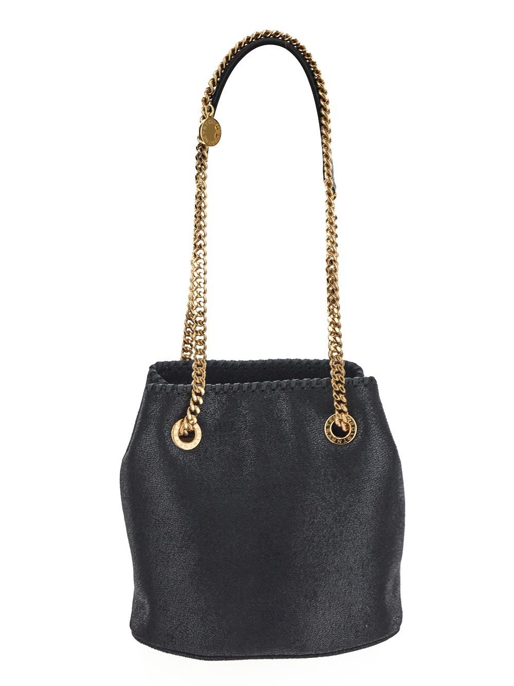 Stella McCartney Girls Strawberry Bucket Bag in Beige (19cm)
