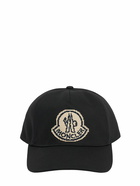 MONCLER Logo Detail Cotton Baseball Cap