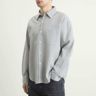 mfpen Men's Textured Check Executive Shirt in Bottle Grey