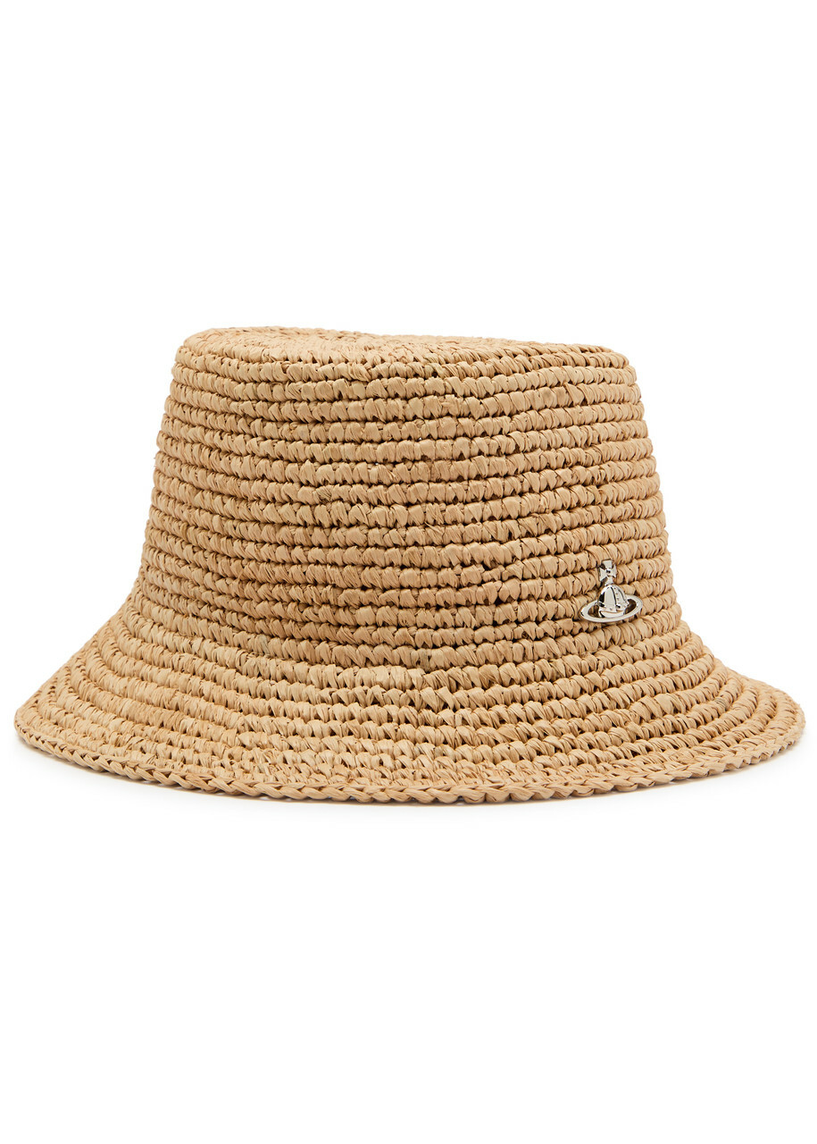 Vivienne Westwood Orb raffia bucket hat Vivienne Westwood