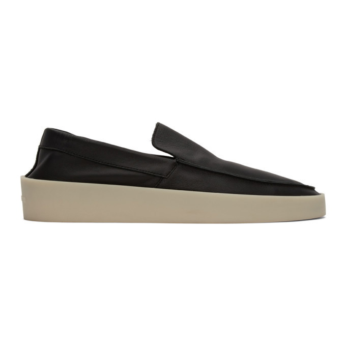 Photo: Fear of God Black Leather Loafers