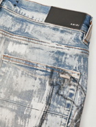 AMIRI - Wes Lang Skinny-Fit Printed Jeans - Blue