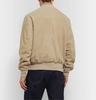 Golden Bear - Suede Bomber Jacket - Neutrals