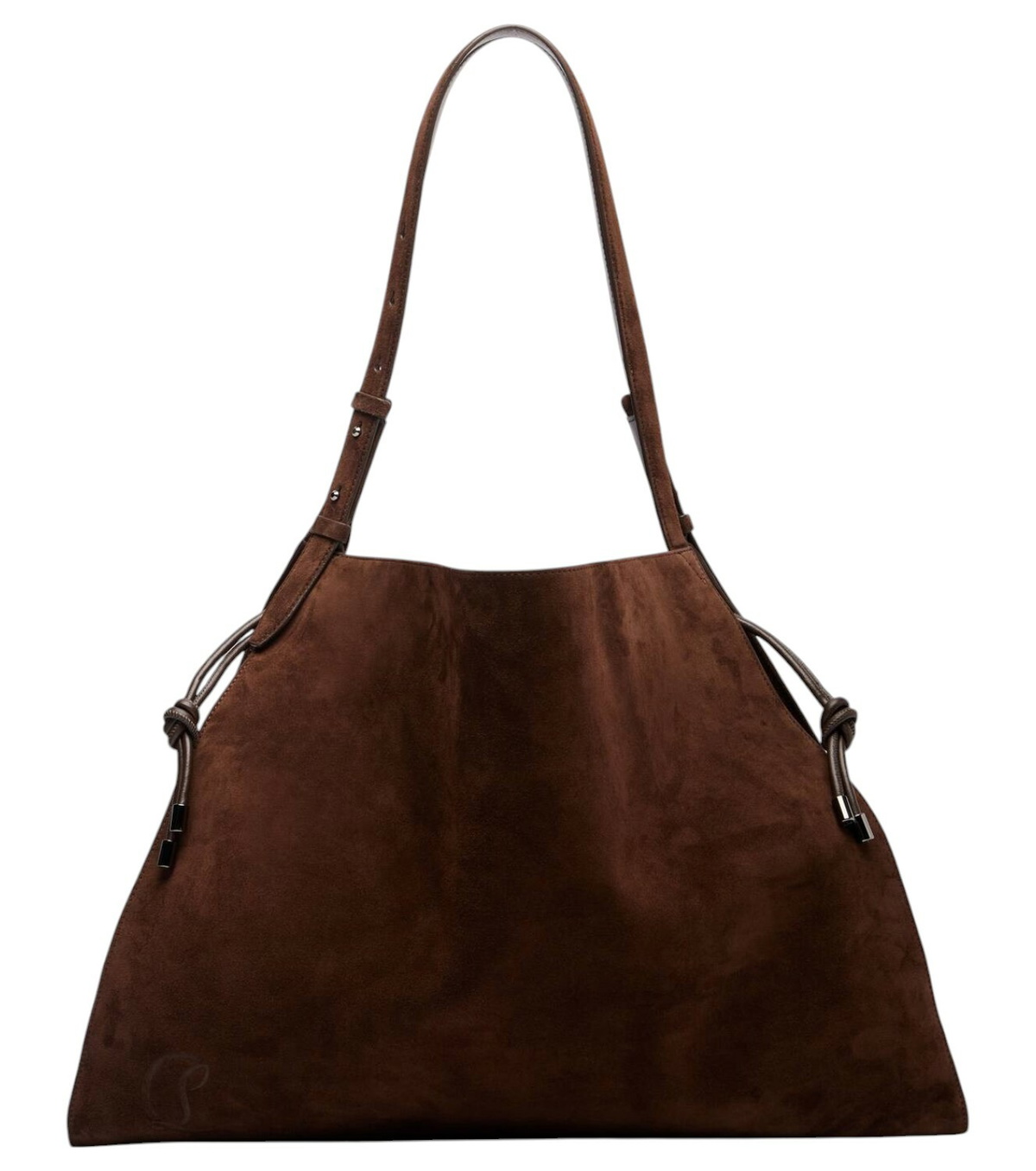 トートバッグ Christian Louboutin Brown suede Baggy tote bag Brown Christian Louboutin Tote bags for Women | Lyst