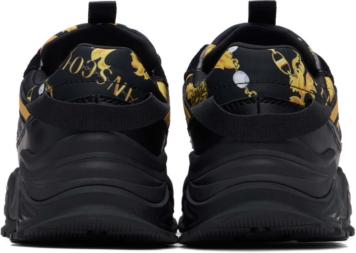 Versace Jeans Couture Black Hiker Low Top Sneakers