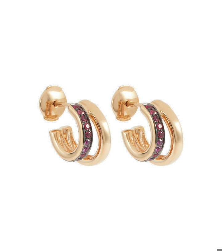 Photo: Pomellato - Pomellato Together 18kt rose gold earrings with rubies